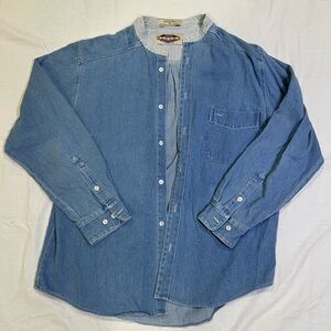 Vintage Sonoma Men's Light Blue Button Down Shirt